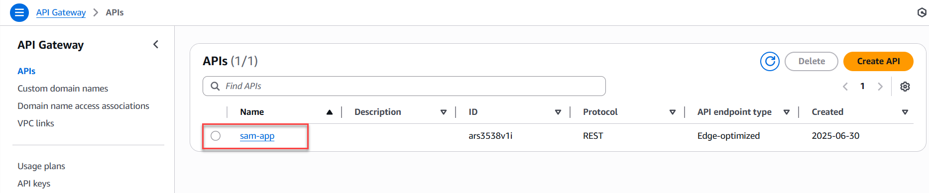 API Gateway