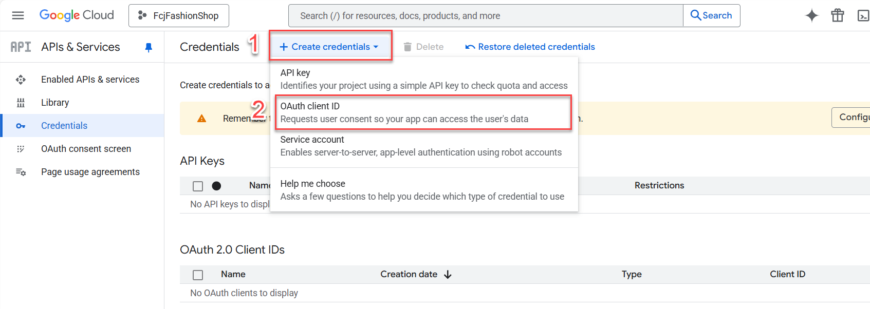 create_oAuth_client_id