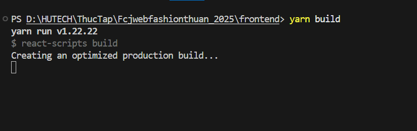 yarn build
